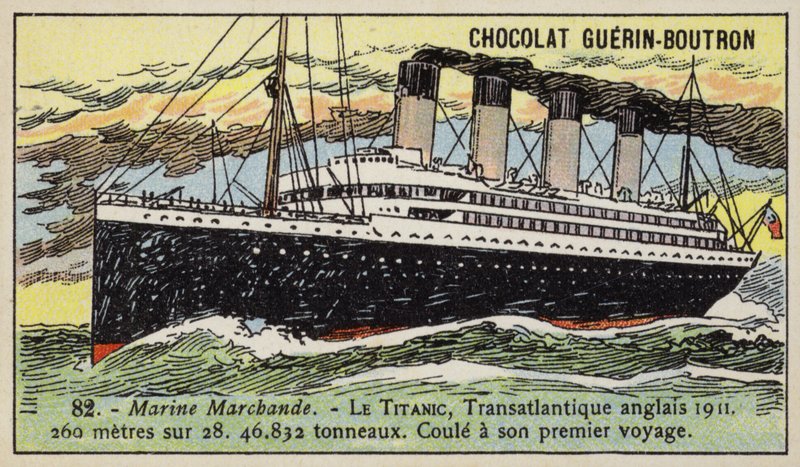 Titanic, transatlântico britânico de linha de French School