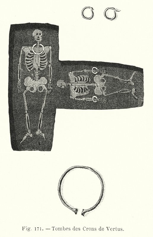 Túmulos das Cronhas de Vertus (gravura) de French School