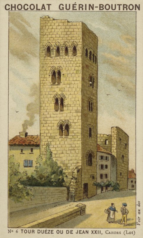 Dueze ou John XXII Tower, Cahors, Lot de French School