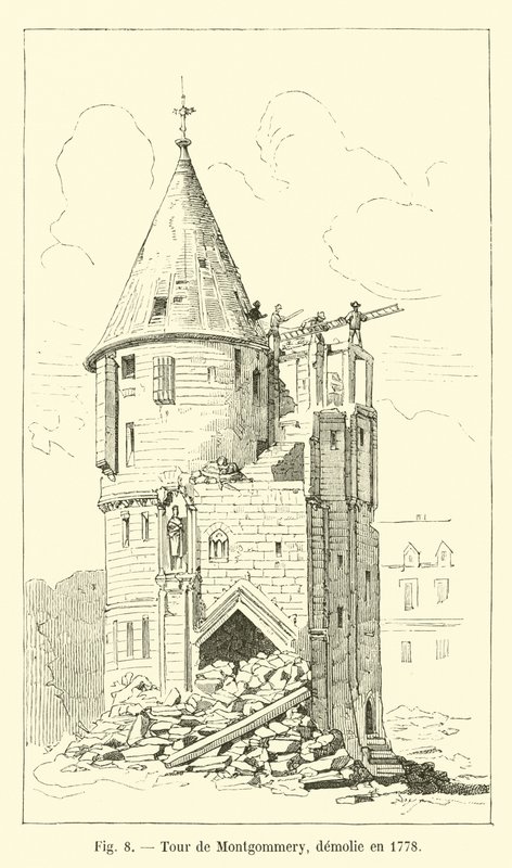Montgommery Tower, demolida em 1778 de French School