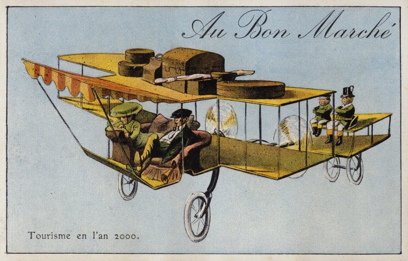 Turismo no ano 2000 (chromolitho) de French School