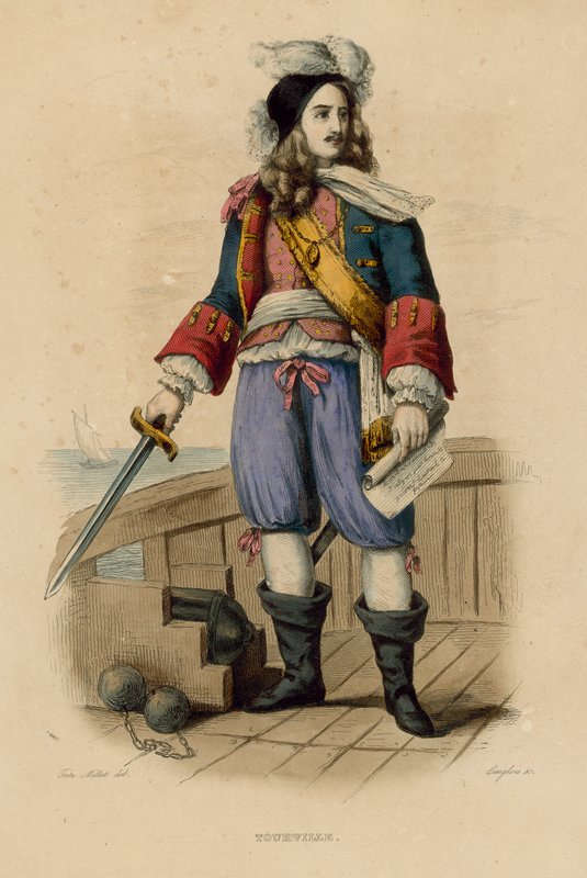 Tourville (gravura colorida) de French School