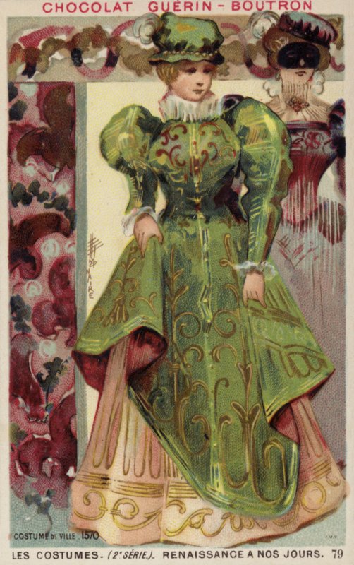Vestido da cidade, 1570 de French School