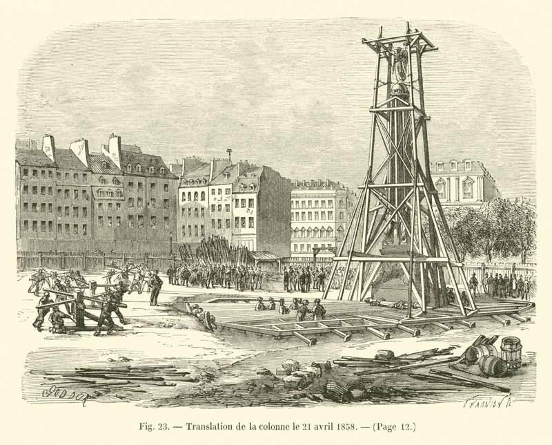 Tradução da coluna em 21 de abril de 1858 de French School