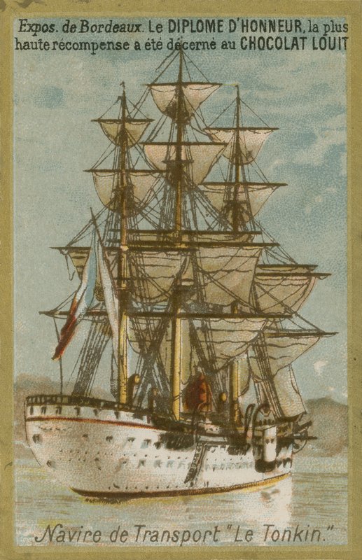 Navio de transporte Le Tonkin de French School