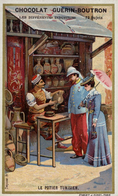 Oleiro tunisino (chromolitho) de French School