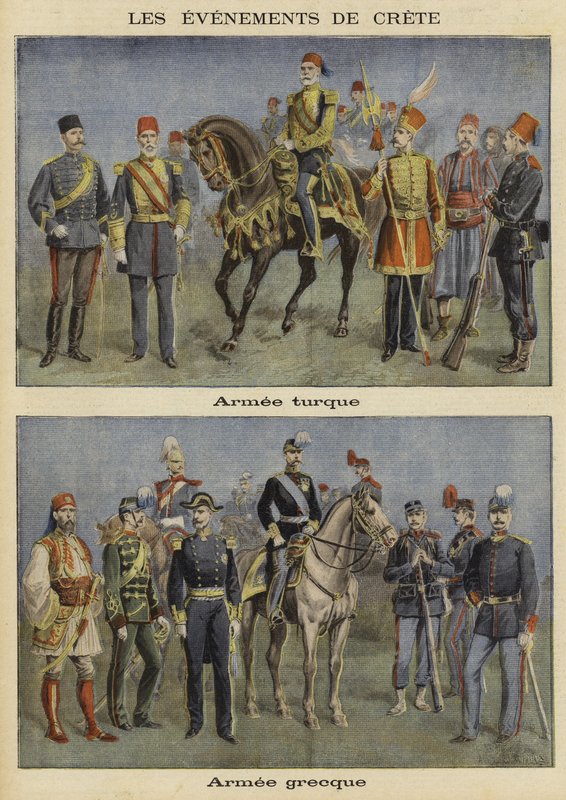 Exércitos turco e grego de French School