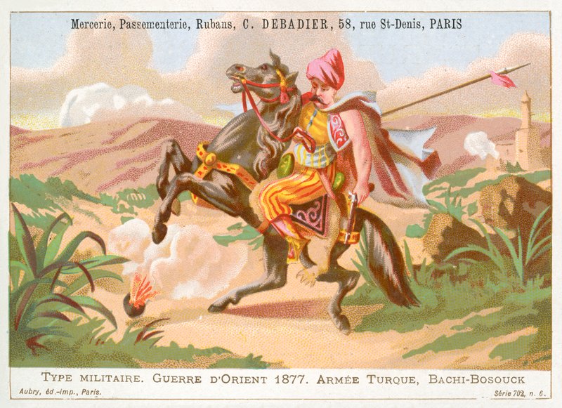 Bashi-bazouk turco, Guerra Russo-Turca de French School