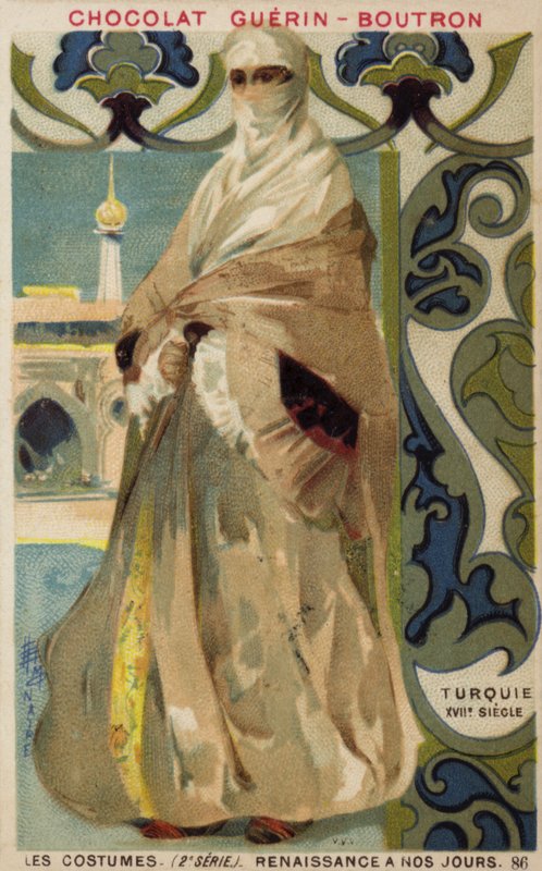 Traje turco, século XVII de French School