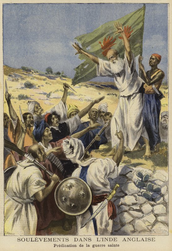 Levantes na Índia, 1897 de French School