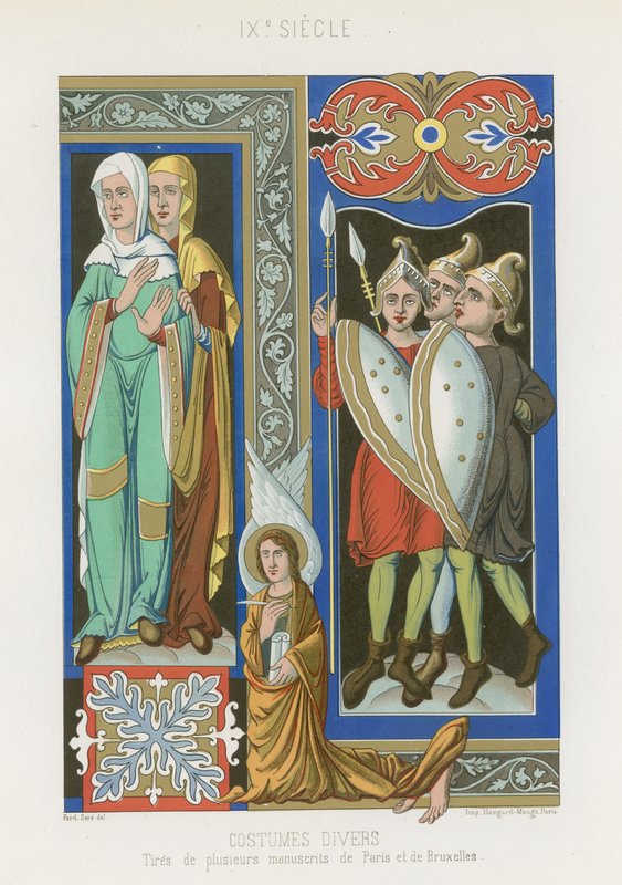 Vários trajes de French School