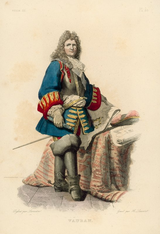 Vauban (gravura colorida) de French School