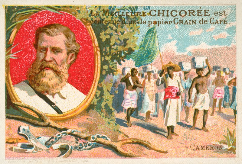 Verney Lovett Cameron, explorador britânico (chromolitho) de French School