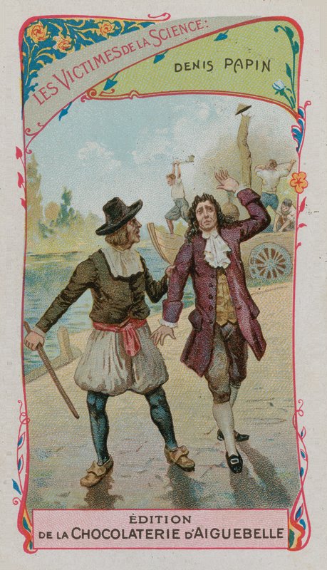 Vítimas da Ciência: Denis Papin, físico francês, matemático e inventor (1647-1712) de French School