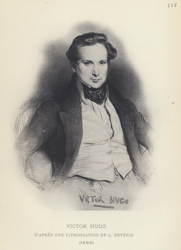 Victor Hugo (litho) de French School
