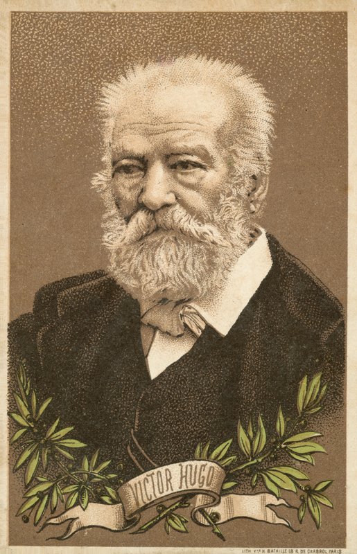 Victor Hugo, poeta francês, romancista e dramaturgo de French School