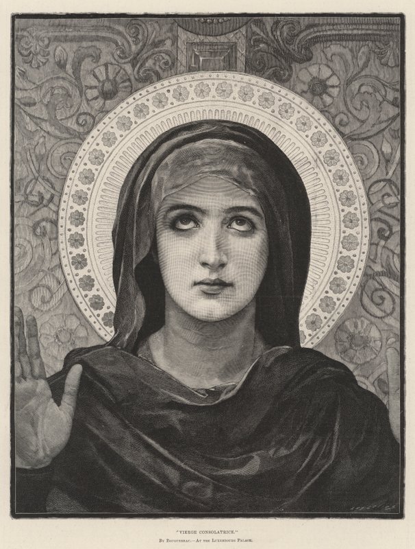 Vierge Consolatrice, no Palácio de Luxemburgo de French School