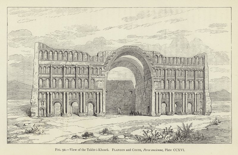 Vista do Takht-Khosru de French School