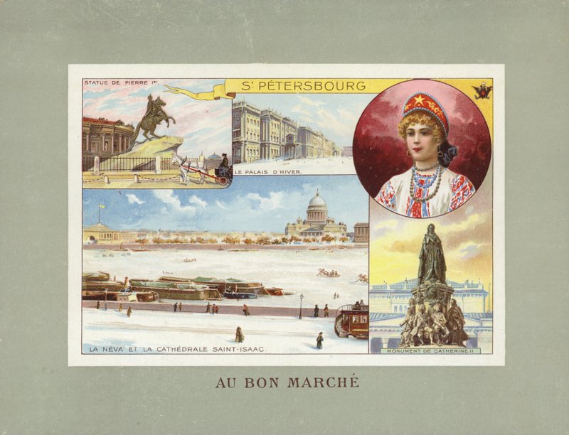 Vistas de São Petersburgo de French School