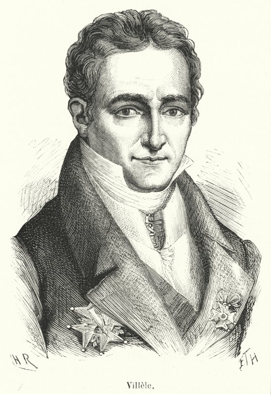 Villele (gravura) de French School