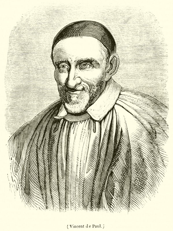 Vincent de Paul (gravura) de French School