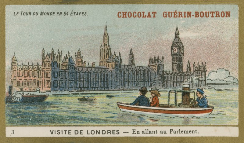 Visita a Londres - a caminho das Casas do Parlamento de French School