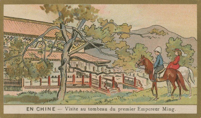 Visitar o túmulo do primeiro imperador Ming, China de French School