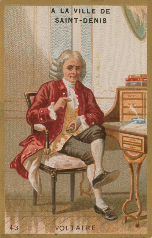 Voltaire, escritor e filósofo francês do Iluminismo de French School