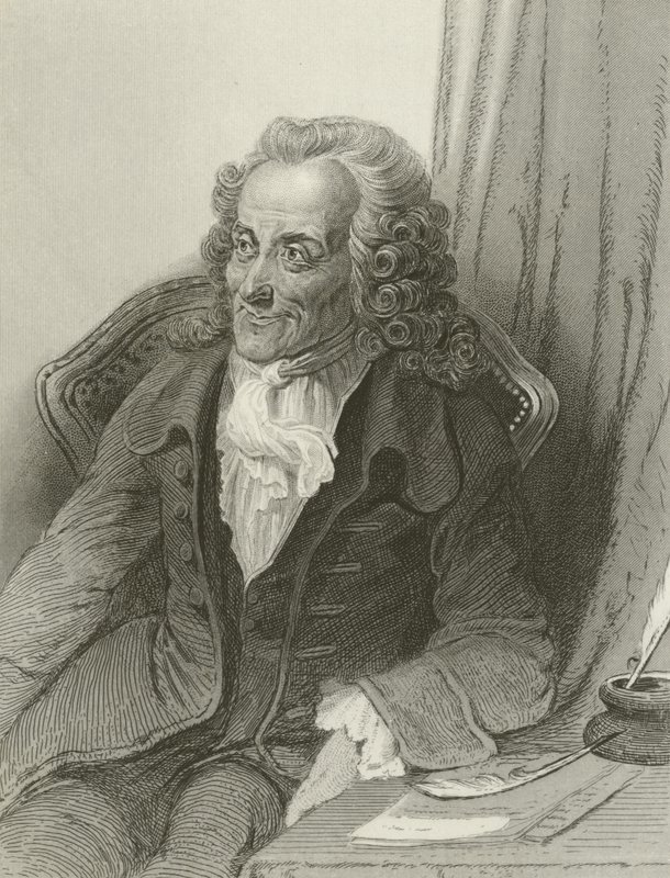 Voltaire, escritor francês de French School