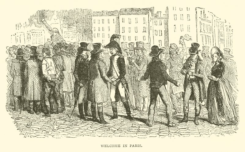 Bem-vindo em Paris (gravura) de French School