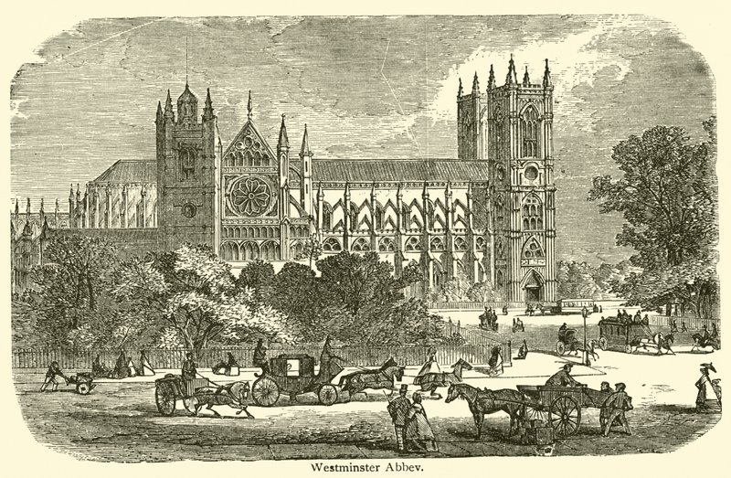 Abadia de Westminster (gravura) de French School