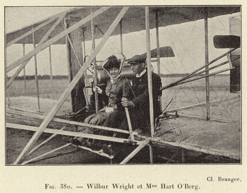 Wilbur Wright e Mme Hart O