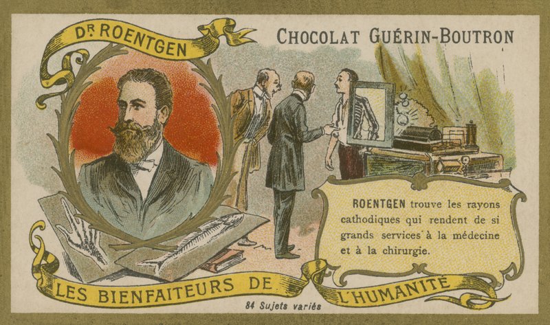Wilhelm Roentgen, físico alemão que descobriu raios-X de French School