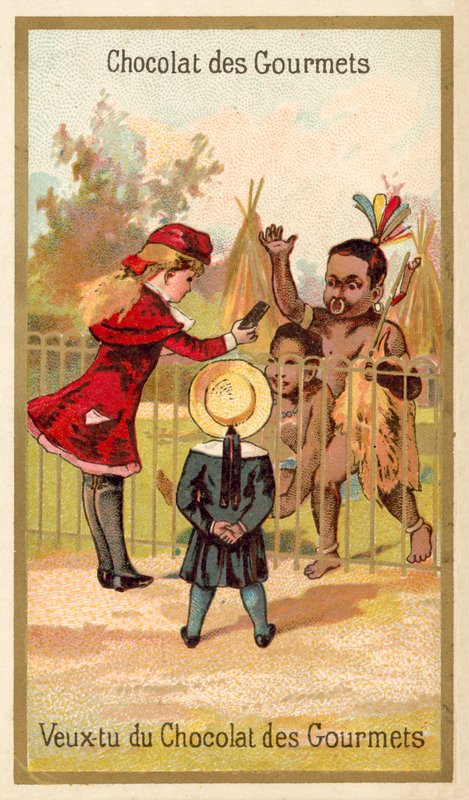 Quer um pouco de Chocolat des Gourmets? (chromolitho) de French School