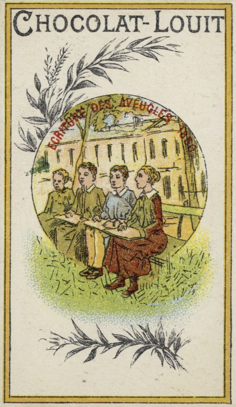 Escrevendo para cegos, 1830 de French School
