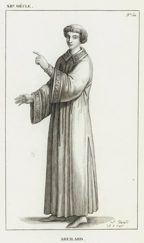 Século XII, Abeilard (gravura) de French School