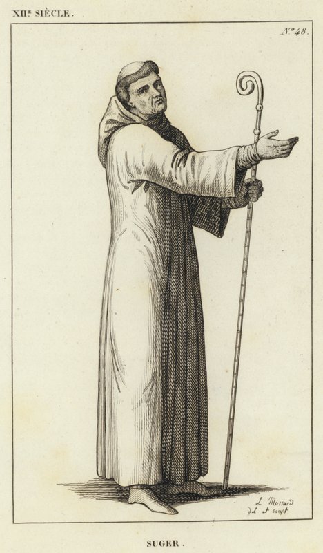 Século XII, Suger (gravura) de French School
