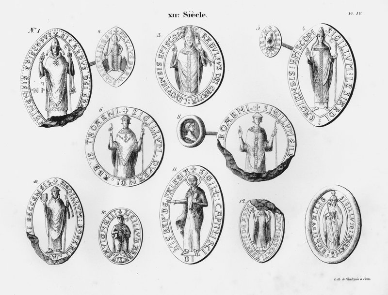 XII Siecle (gravura) de French School