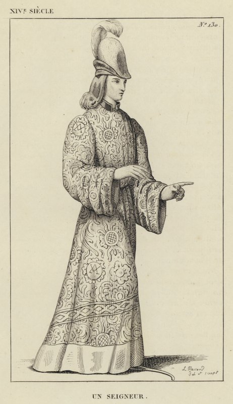 Século XIV, Um só Senhor (gravura) de French School