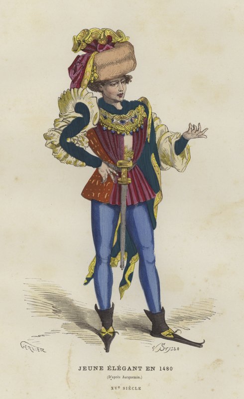 Jovem dândi, 1480 de French School