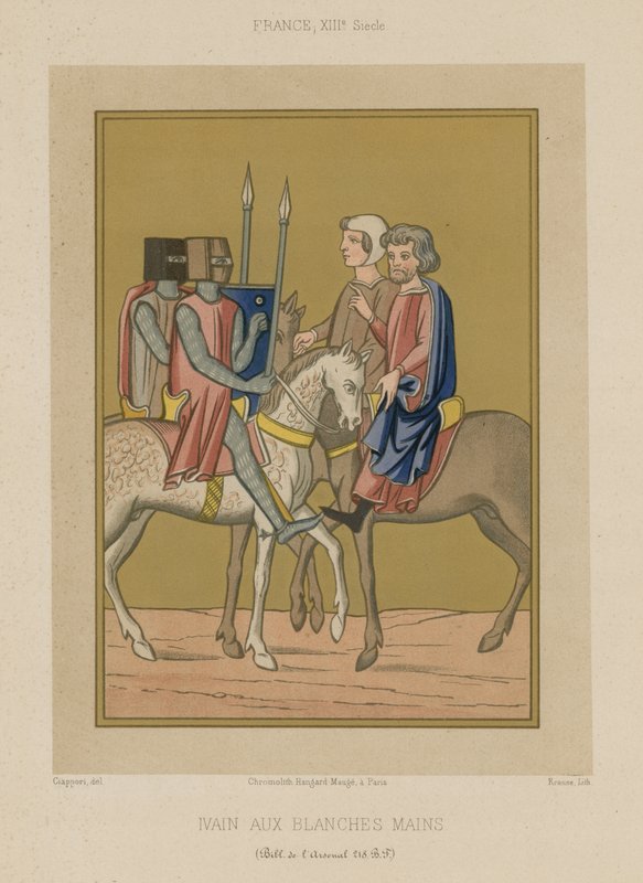 Yvain as mãos brancas de French School