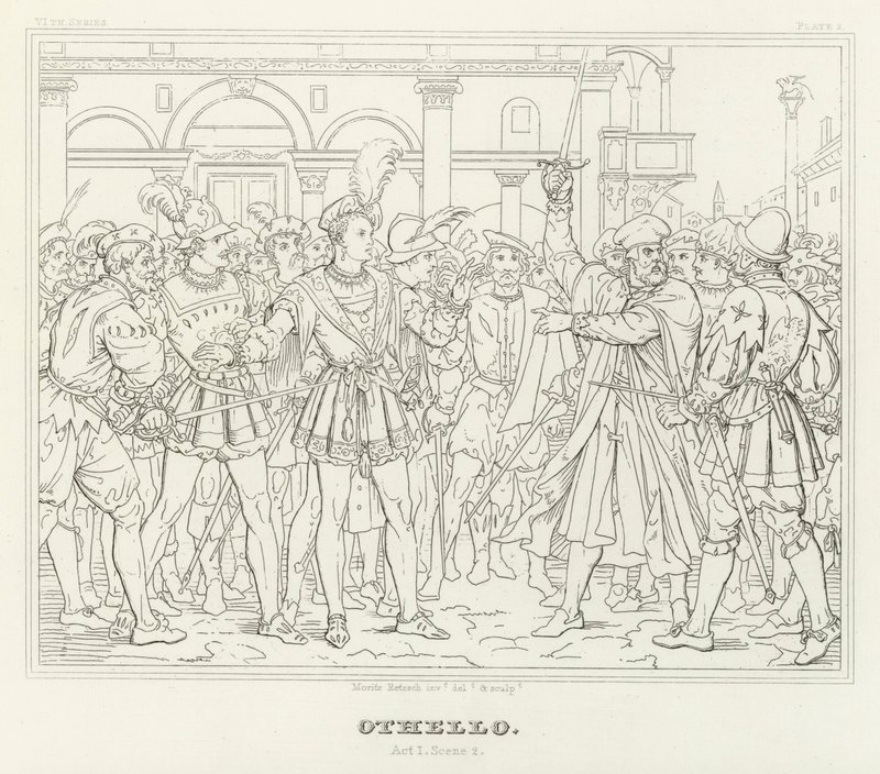 Othello, Acto I, Cena 2 (gravação) de Friedrich August Moritz Retzsch