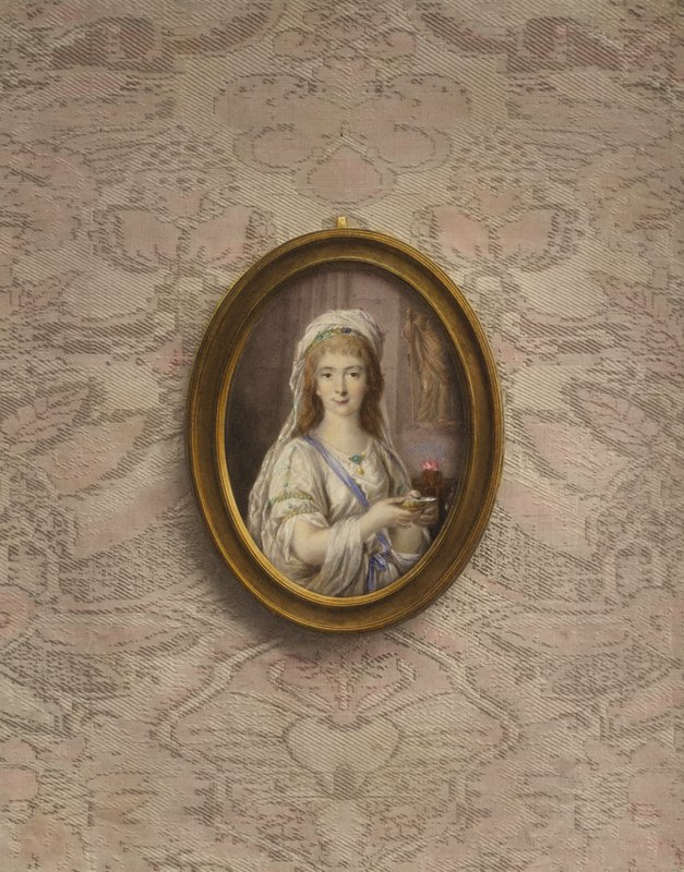 Retrato de uma virgem vestal de Friedrich Heinrich Fuger