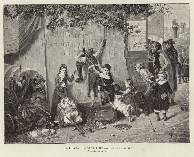 A Tenda do Fantocheiro - foto de Fritz Beinke de Fritz Beinke