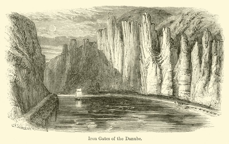 Portões de ferro do Danúbio de G. F. Sargent