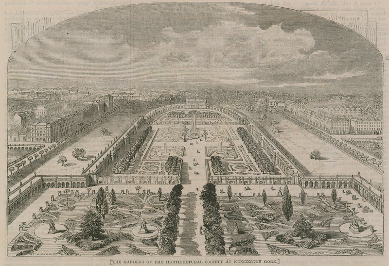 Os jardins da Sociedade Hortícola de Kensington Gore de G.F. Sargent