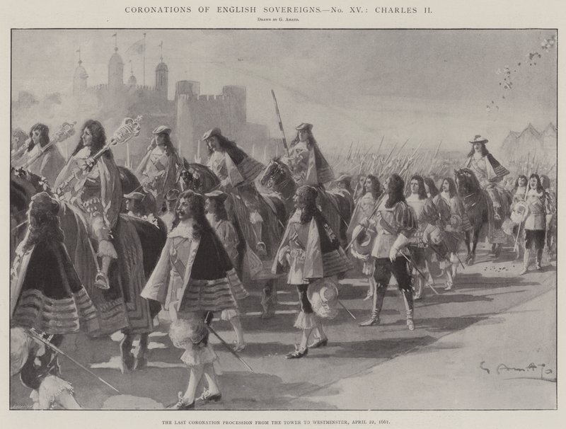 Coroações dos soberanos ingleses, Charles II de G.S. Amato