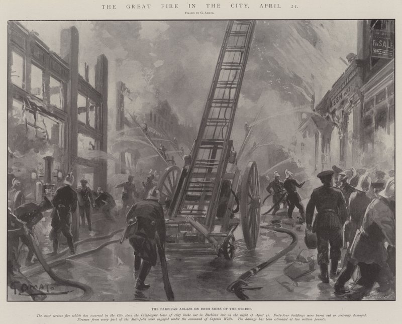 O Grande Incêndio na Cidade, 21 de abril de G.S. Amato