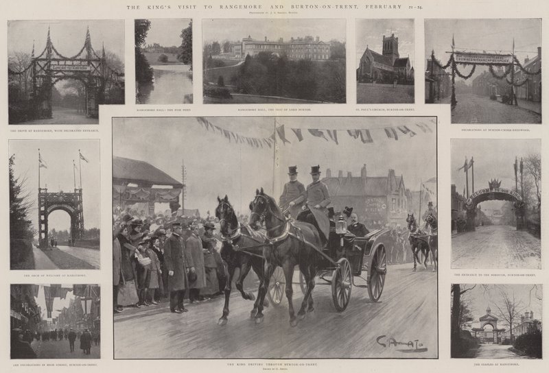 Visita do Rei a Rangemore e Burton-on-Trent, 21 a 24 de fevereiro de G.S. Amato