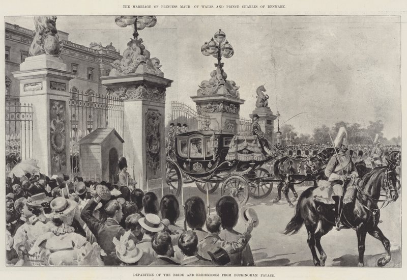 O casamento da princesa Maud de Gales e do príncipe Charles da Dinamarca de G.S. Amato